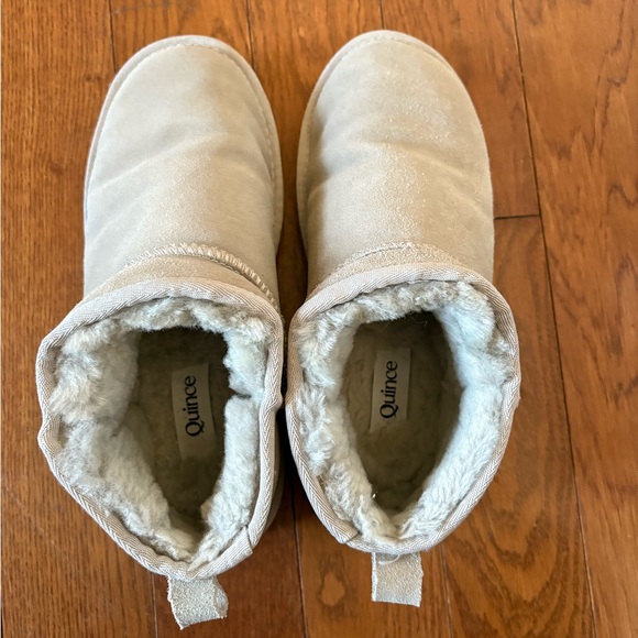 Quince Gray Ankle Boots - Picture 4 of 4